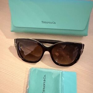 Tiffany & Co. Elegant Black Sunglasses